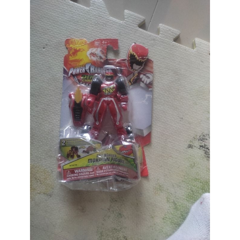 figure power ranger dino charge red ranger morphin figure