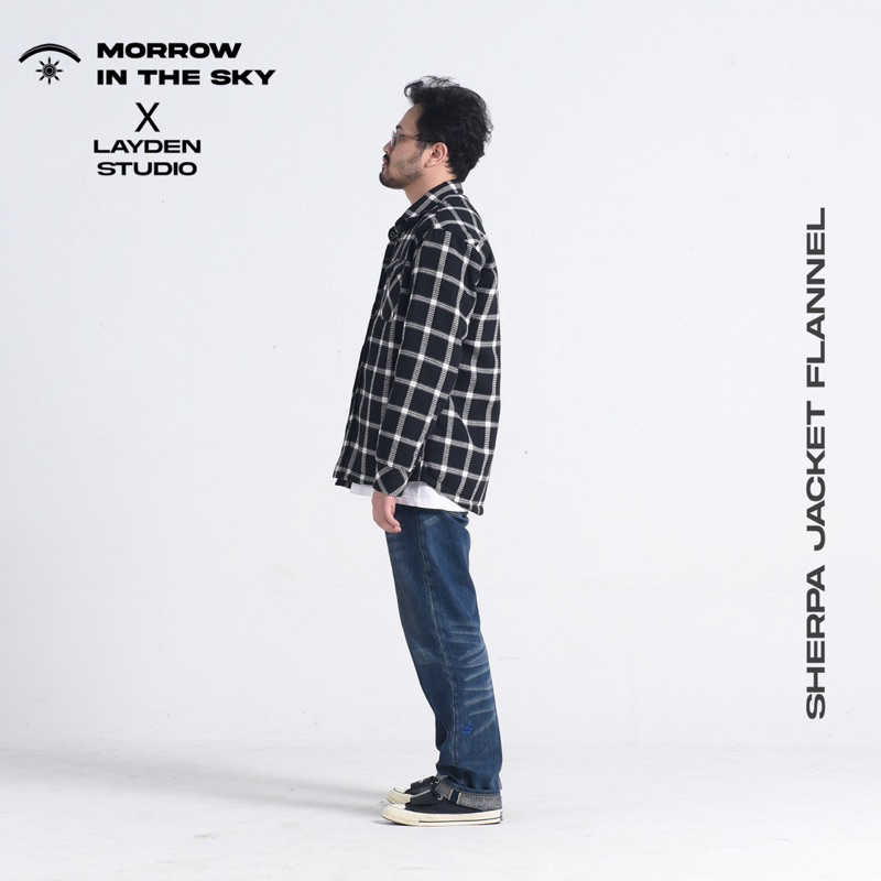 Jaket Sherpa Flannel -  Morrowsky X Laydenstudio