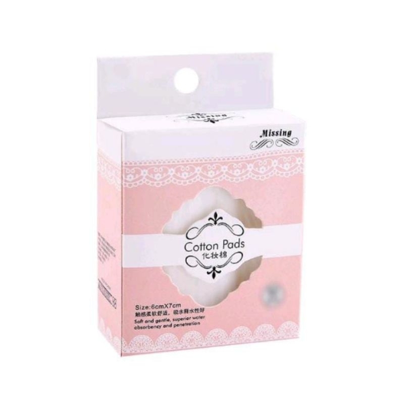 KAPAS TONER FACIAL COTTON PADS 40 LEMBAR / KAPAS TIPIS MAKE UP / KAPAS