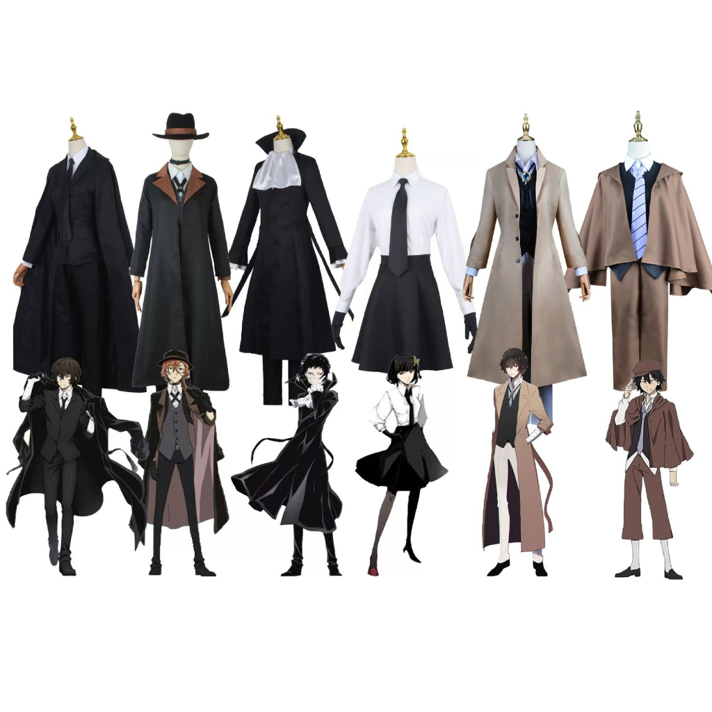 MIUMIU | COSPLAY COSTUME  RYUNOSUKE AKUTAGAWA CHUYA NAKAHARA DAZAI CHUYA DAZAI OSAMU AKIKO BUNGO STR