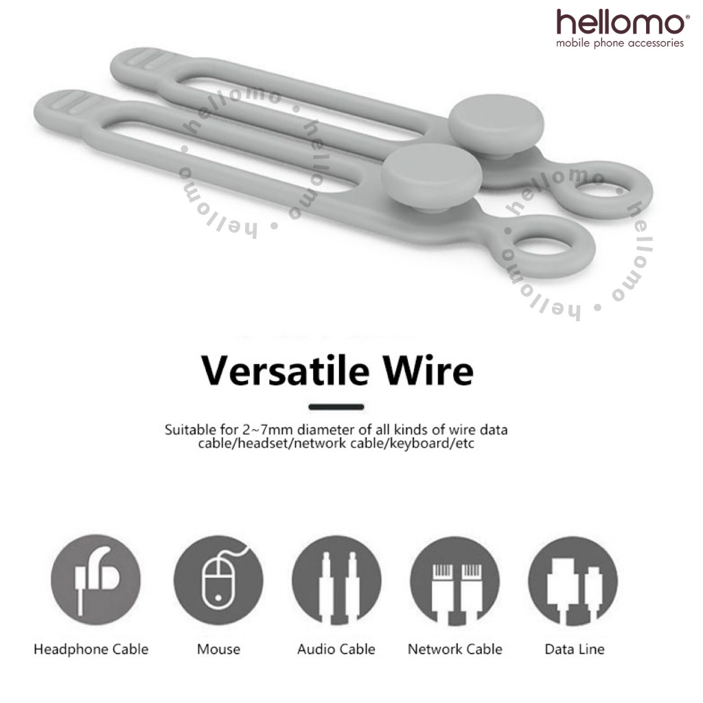 Cord Holder Pengikat Kabel Charger Penggulung Cable Organizer Perapih