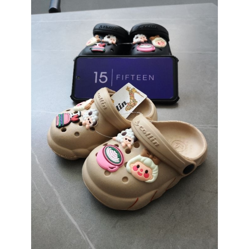 NEW ! ! BIG SALE！！Size：30-35 Sandal Sendal Anak Perempuan Usia 8- 12 Tahun CUTE GIRL Bahan Eva Karet / BABY Girl 6130-8T