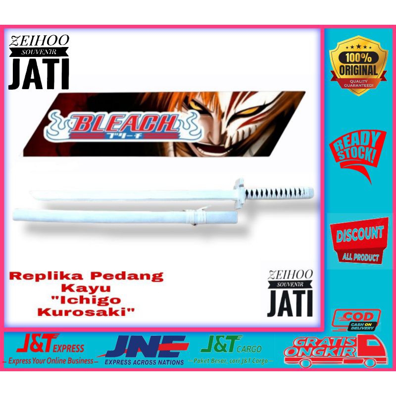 Pedang Kayu Bankai Hollow Ichigo Anime Bleach