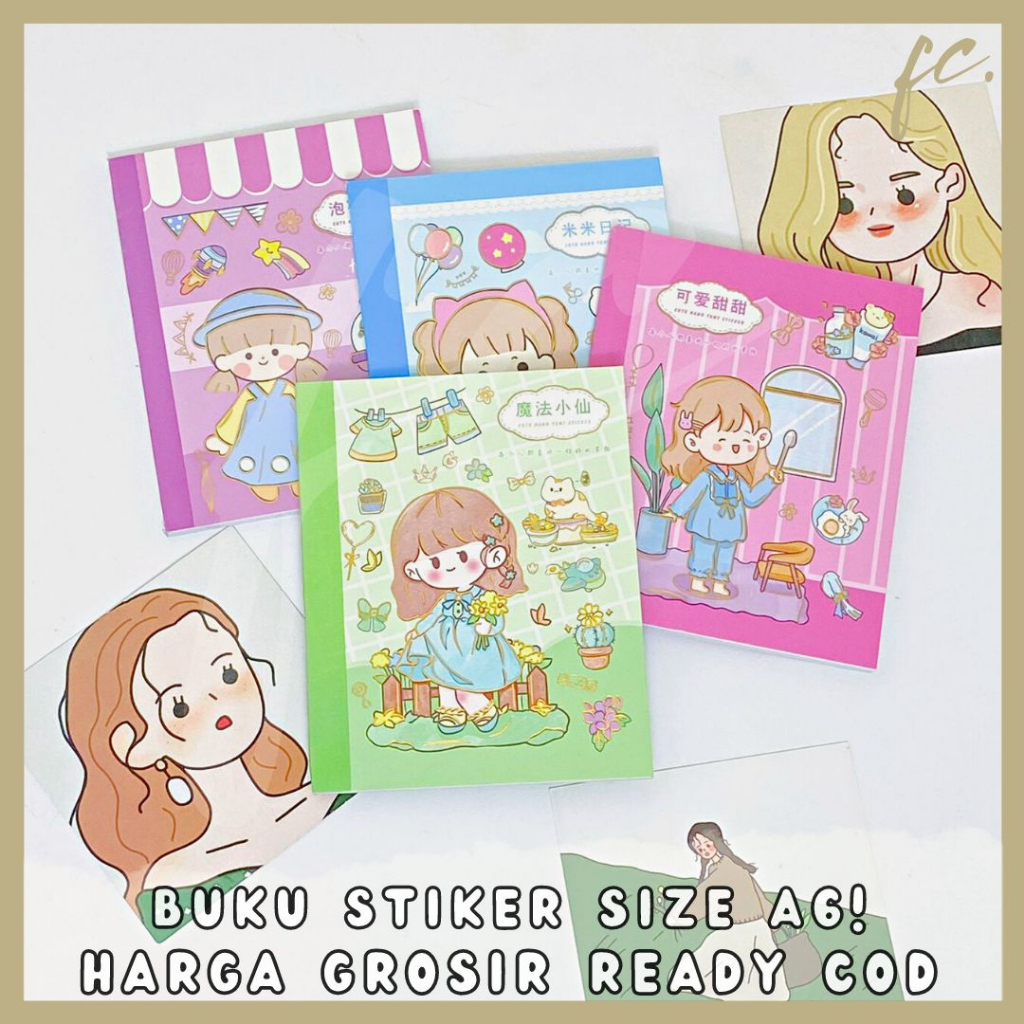 

1 Set Buku Full Sweet Sticker Book KL-38 Mini A6 SENMU SEN MU YE DA Momo Stiker Set Transparan Waterproof Pastel Weekly Planner Jurnal Scrapbook Diary Estetik Decoration Accessories Hampers Bingkisan Anak