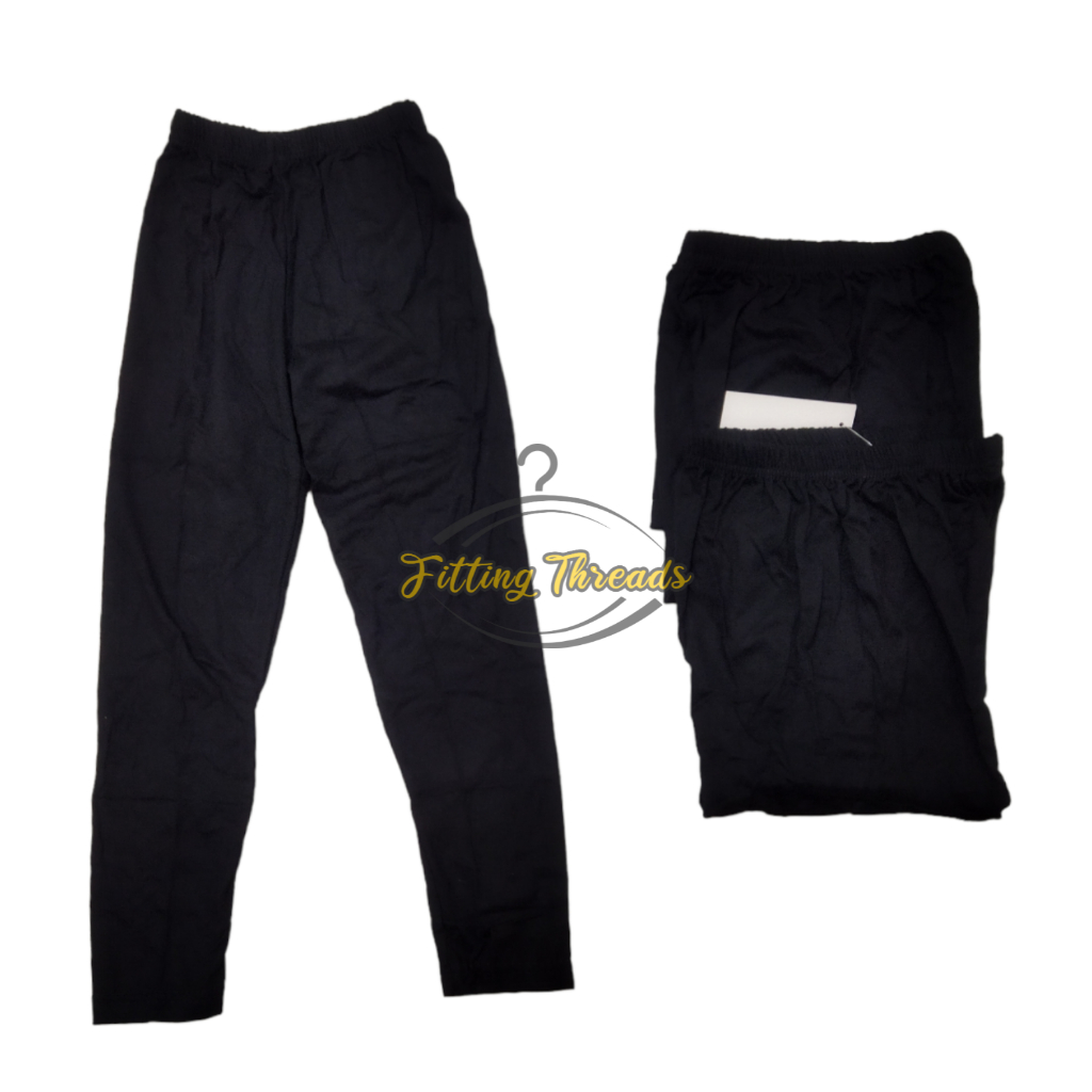 Celana Legging Leging Polos Panjang Anak Perempuan Khusus Hitam / Lejing Panjang Anak Cewek