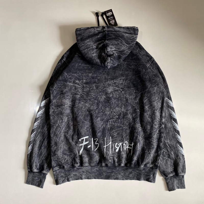 Jaket Sweater Hoodie Ferocious Sandwash polos pria/wanita h&amp;m full tag &amp; label