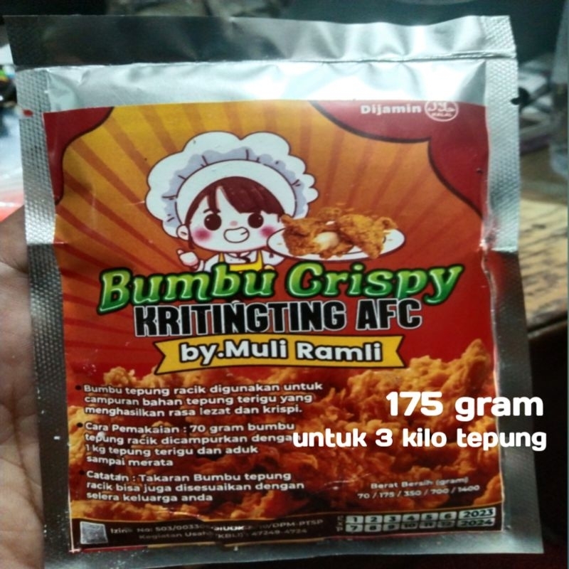 Tepung bumbu biang fried chicken 175 gr