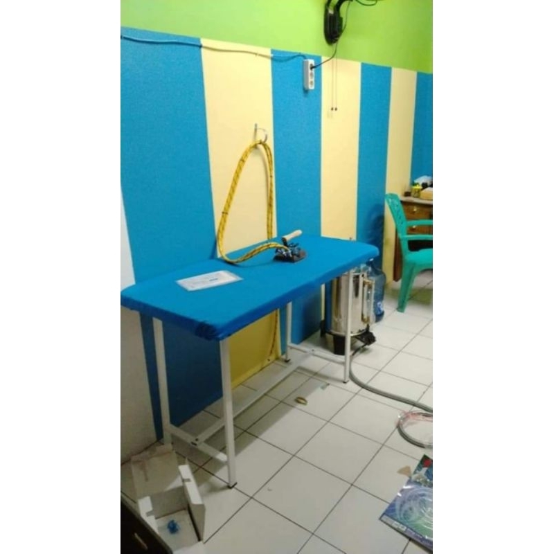 Meja Gosok Uap Meja Setrika Uap Non Vacuum Model Lipat
