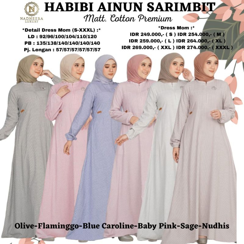 ainun dress nadheera luxury