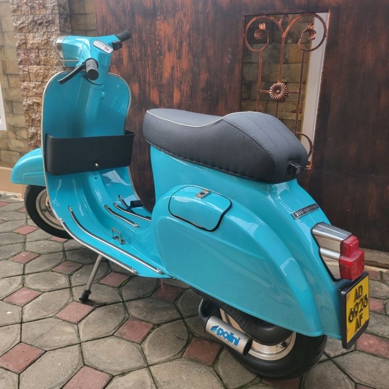 Jok Vespa PTS Special Smallframe Model Dieffe Caferacer Sport Set Kunci