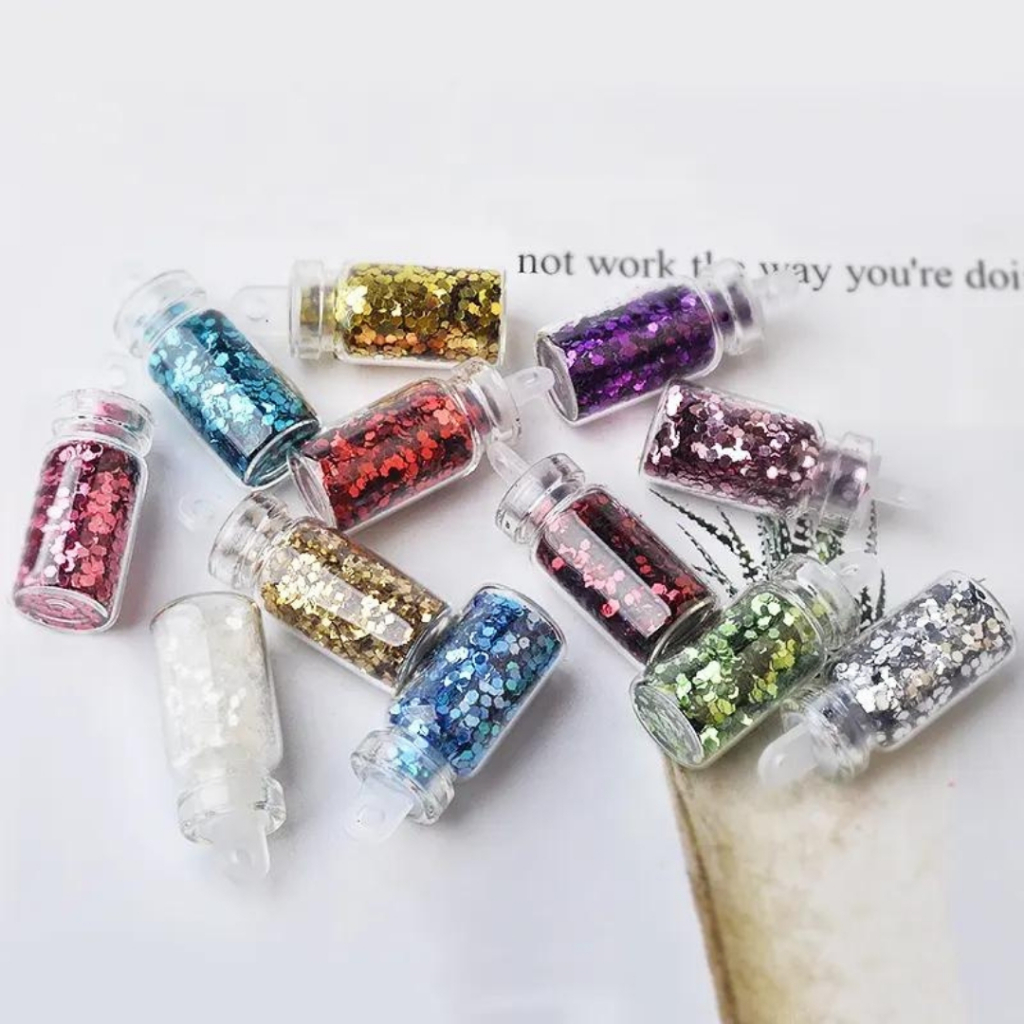 Nail Art Glitter set 48 / sequins set