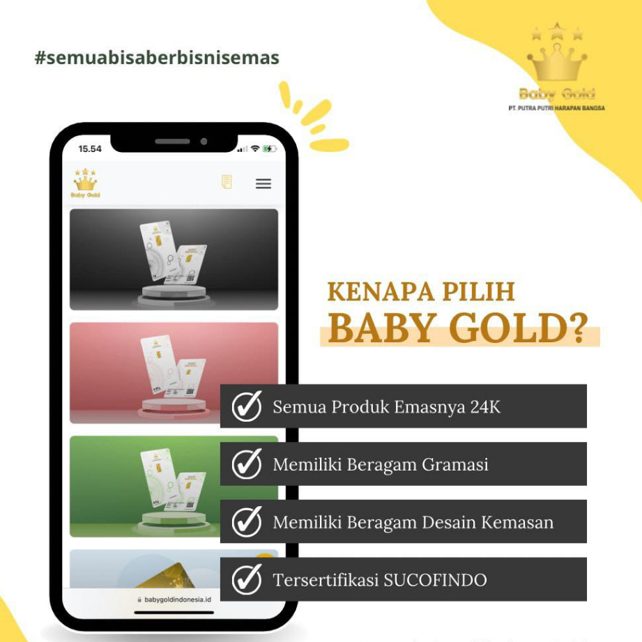 Emas Baby Gold 0.001 gram Emas Asli Mini Gold Mikro Kecil Di Dunia Emas Murni