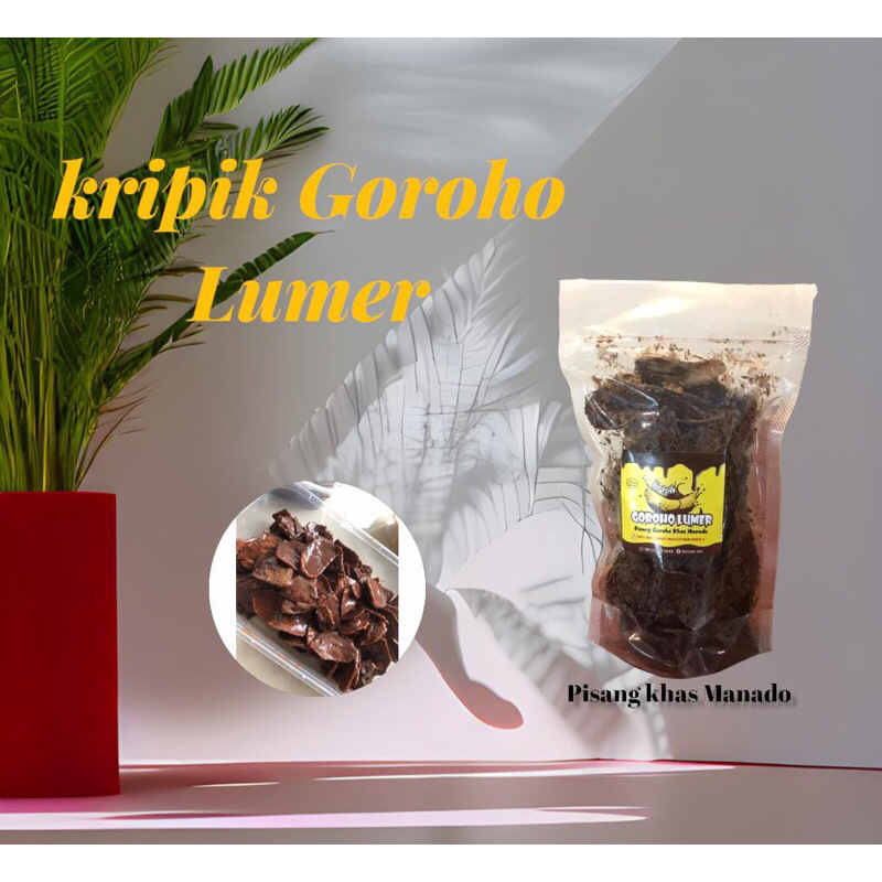 

Kripik pisang goroho lumer khas Manado