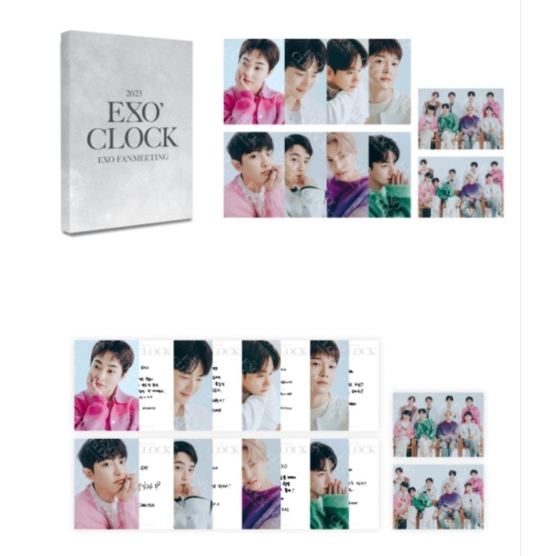 [DP PO] EXO POSTCARD BOOK - 2023 EXO FANMEETING 'EXO' CLOCK'
