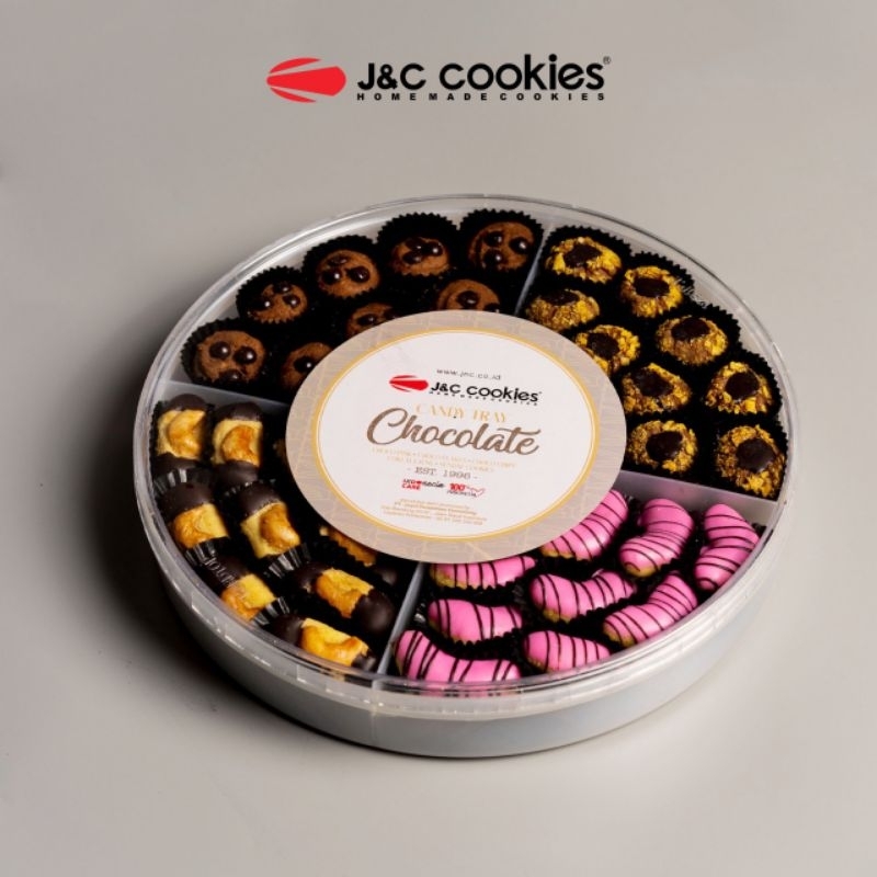 

Kue Kering Lebaran JNC J&C Cookies Candy Tray Coklat