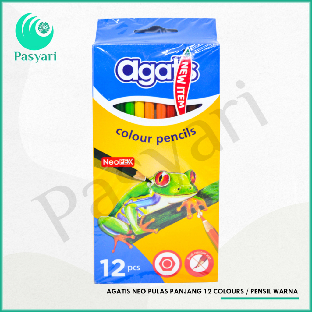 

AGATIS NEO PULAS PANJANG 12 COLOURS / PENSIL WARNA