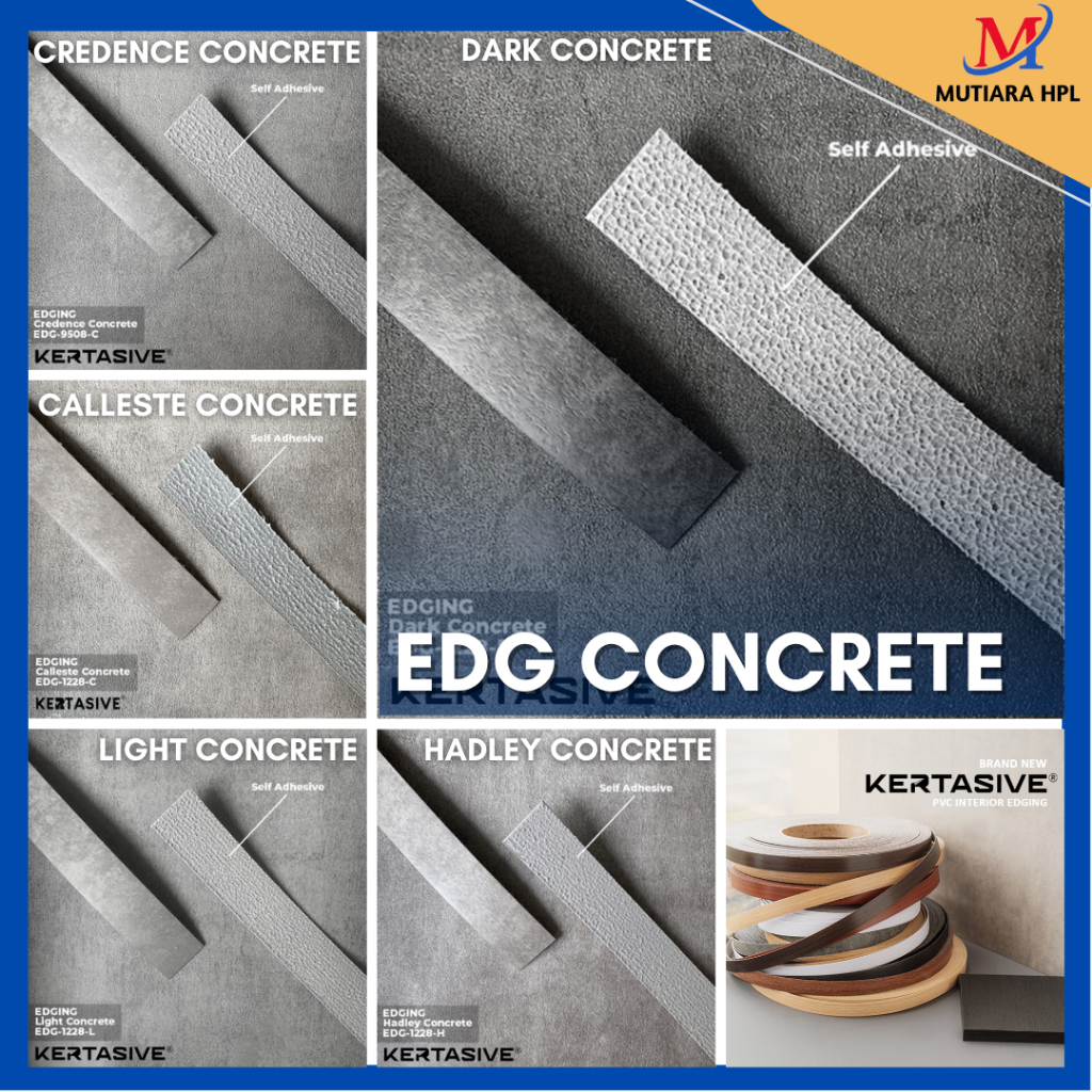EDGING CONCRETE SERIES - PVC INTERIOR EDGING KERTASIVE