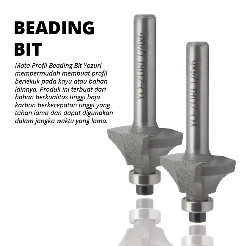 Mata Profil Trimmer Beading Bit 8-5/16 Modern