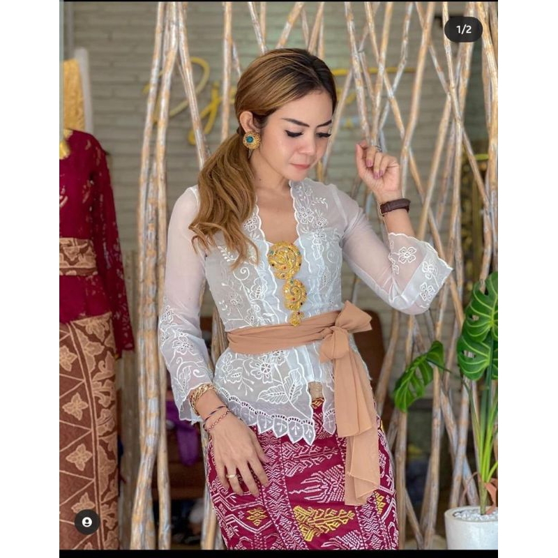 Kebaya Jadi Bordir,  Kebaya Bordir Jadi,  Kebaya Bordir Lembaran,  Kebaya Bali Lembaran,  Kebaya Lon