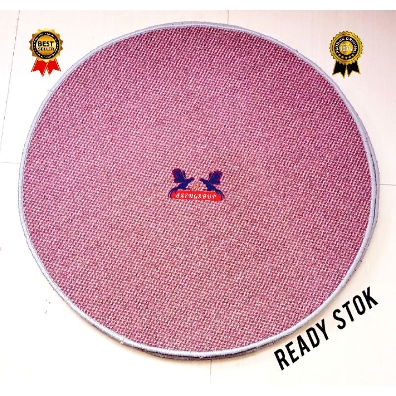KARPET ALAS KURUNGAN AYAM LINGKARAN ATAU BULAT DIAMETER 96 - 97CM