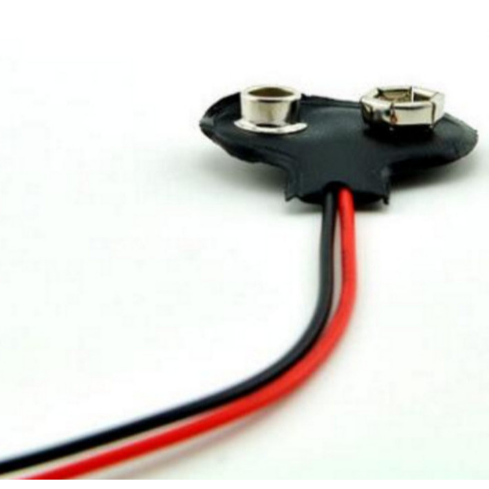 9v BATTERY baterai CLIP klip SNAP adapter with jack DC FOR ARDUINO