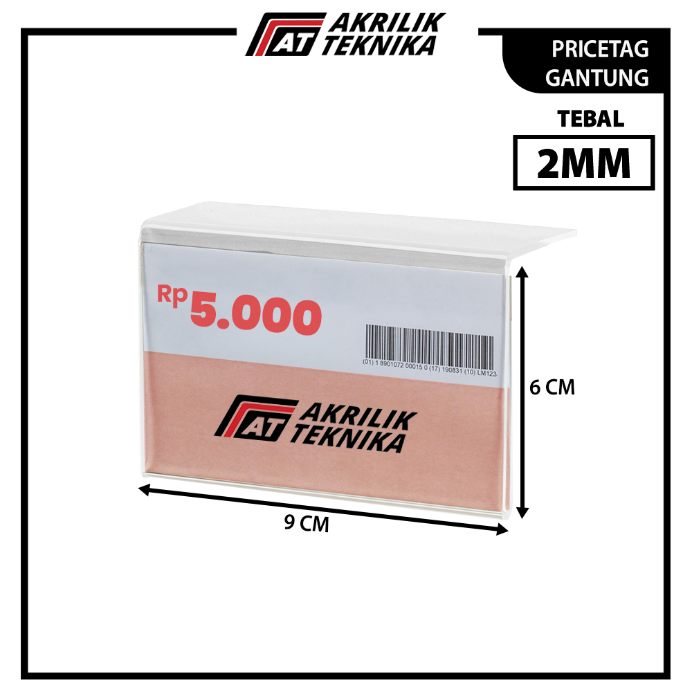 

Akrilik Price Tag Display Harga Gantung Rak Display