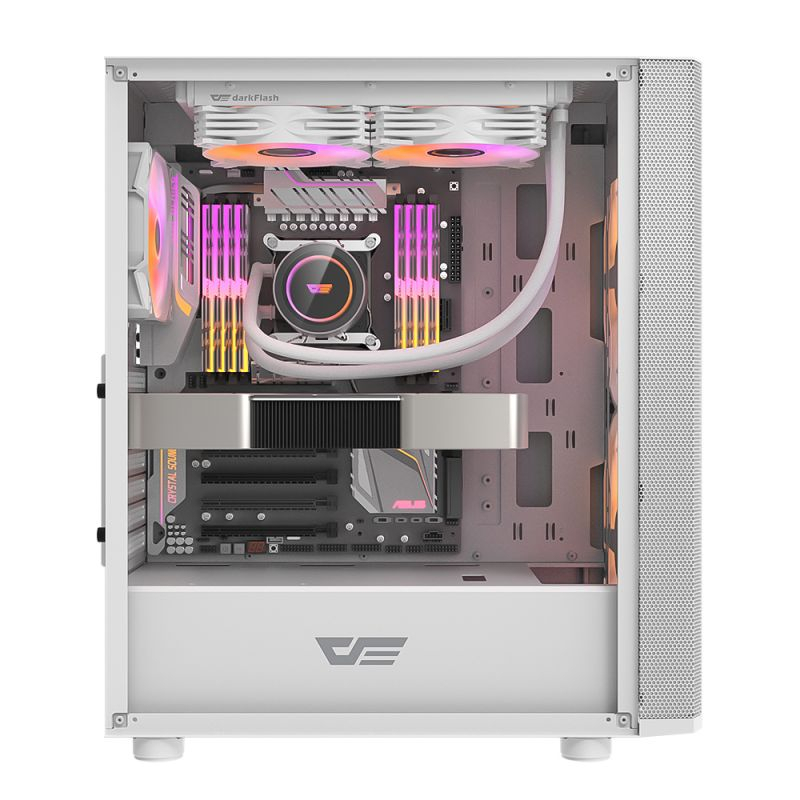 DARKFLASH DK360 ATX PC Casing DK 360 White Gaming Case