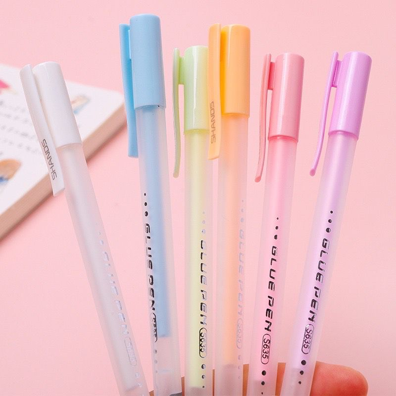 PULPEN LEM KERTAS WARNA-WARNI | LEM KERTAS CEPAT KERING | GLUE PEN COLOUR STICK