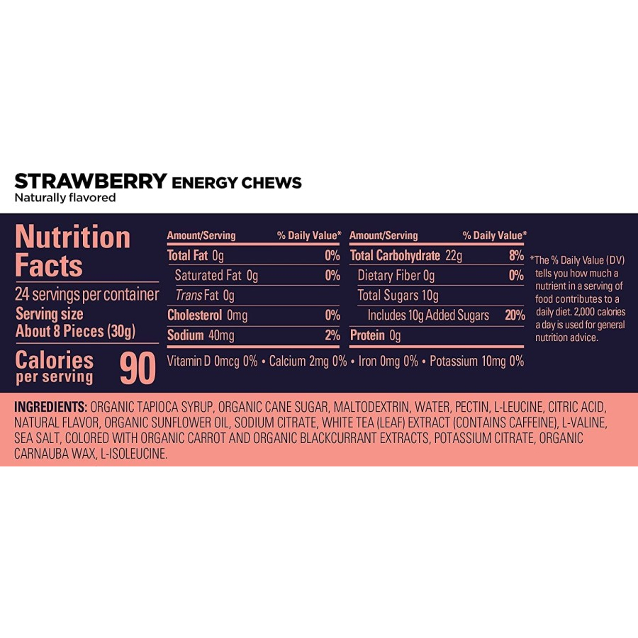 GU ENERGY CHEWS Chomps Gummies Electrolyte tenaga lari sepeda