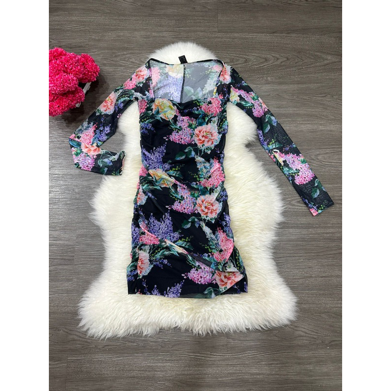 CODE: NT001 dress flower bkk ready stok