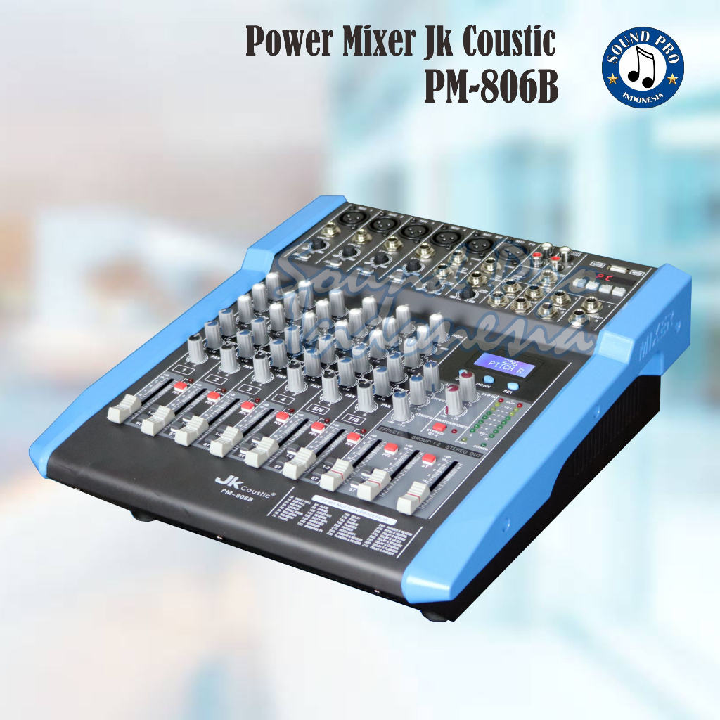 Power Mixer JK Coustic PM 806 B 8 Channel