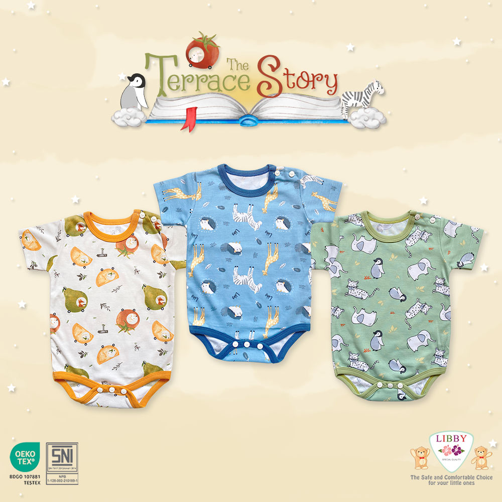 LIBBY JUMPER SEGITIGA MOTIF BABY COLLECTION/SUMMER GAMES/THE TERRACE STORY - JUMPER BAYI MURAH