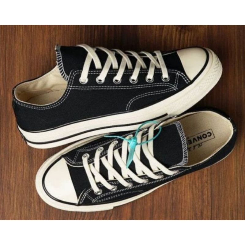 SEPATU CONVERSE 70S OX BLACK / CONVERSE 70's LOW HITAM PREMIUM BNIB