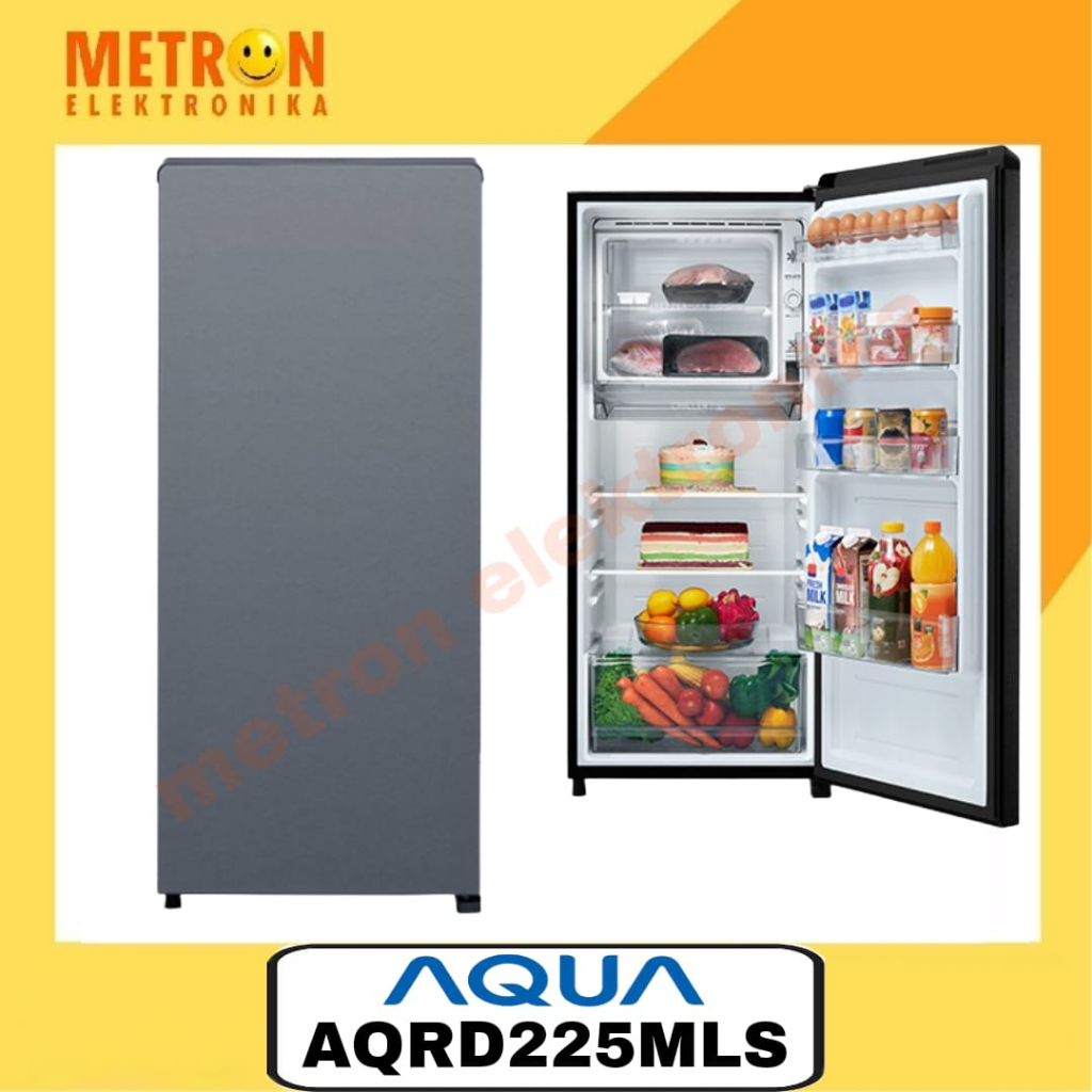 AQUA AQR-D 225 MLS - LIGHT SILVER - L. ES 1 DOOR NET 180 LTR