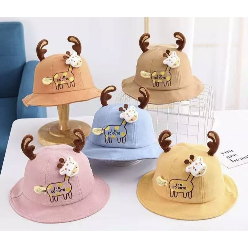 Topi Bucket (So Cute) Topi Bayi Topi Anak Import