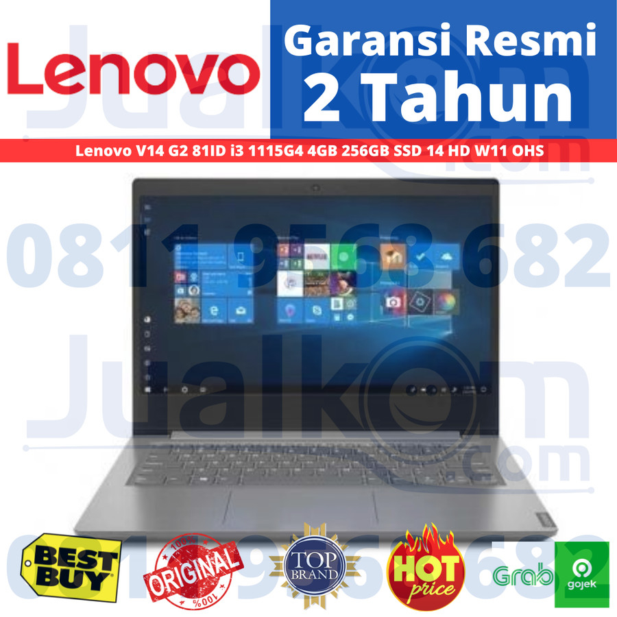 Lenovo V14 G2 81ID i3 1115G4 4GB 256GB SSD 14 FHD W11 OHS