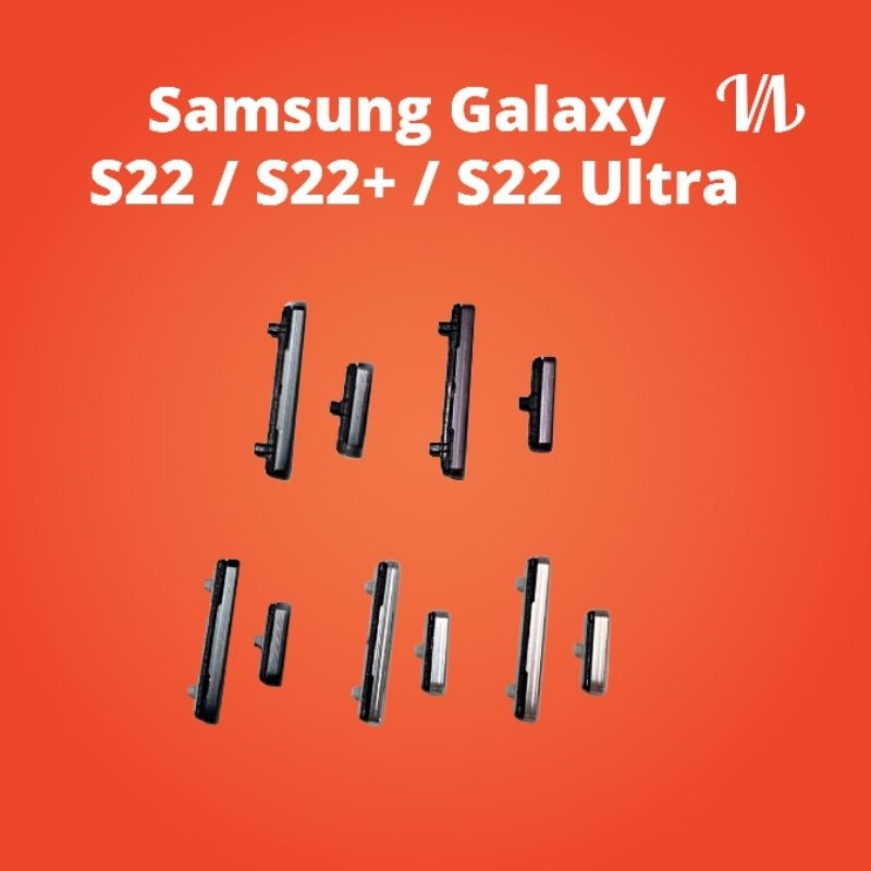 Tombol Power On Off Volume Samsung Galaxy S22 S22+ S22 Ultra