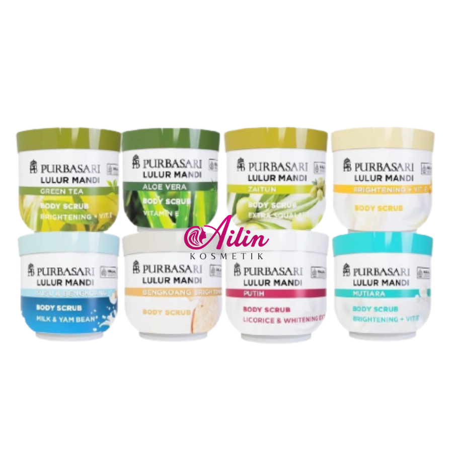 Purbasari Lulur Mandi / Body Scrub 235 Gr  by AILIN
