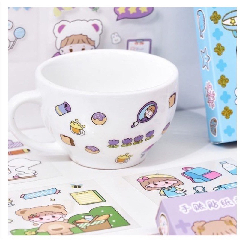 TERMURAH !! Sticker 3D Botol Minum / Aksesoris botol stiker