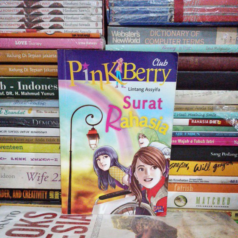 NOVEL ORIGINAL PINK BERRY CLUB Surat Rahasia Lintang Assyifa bekas