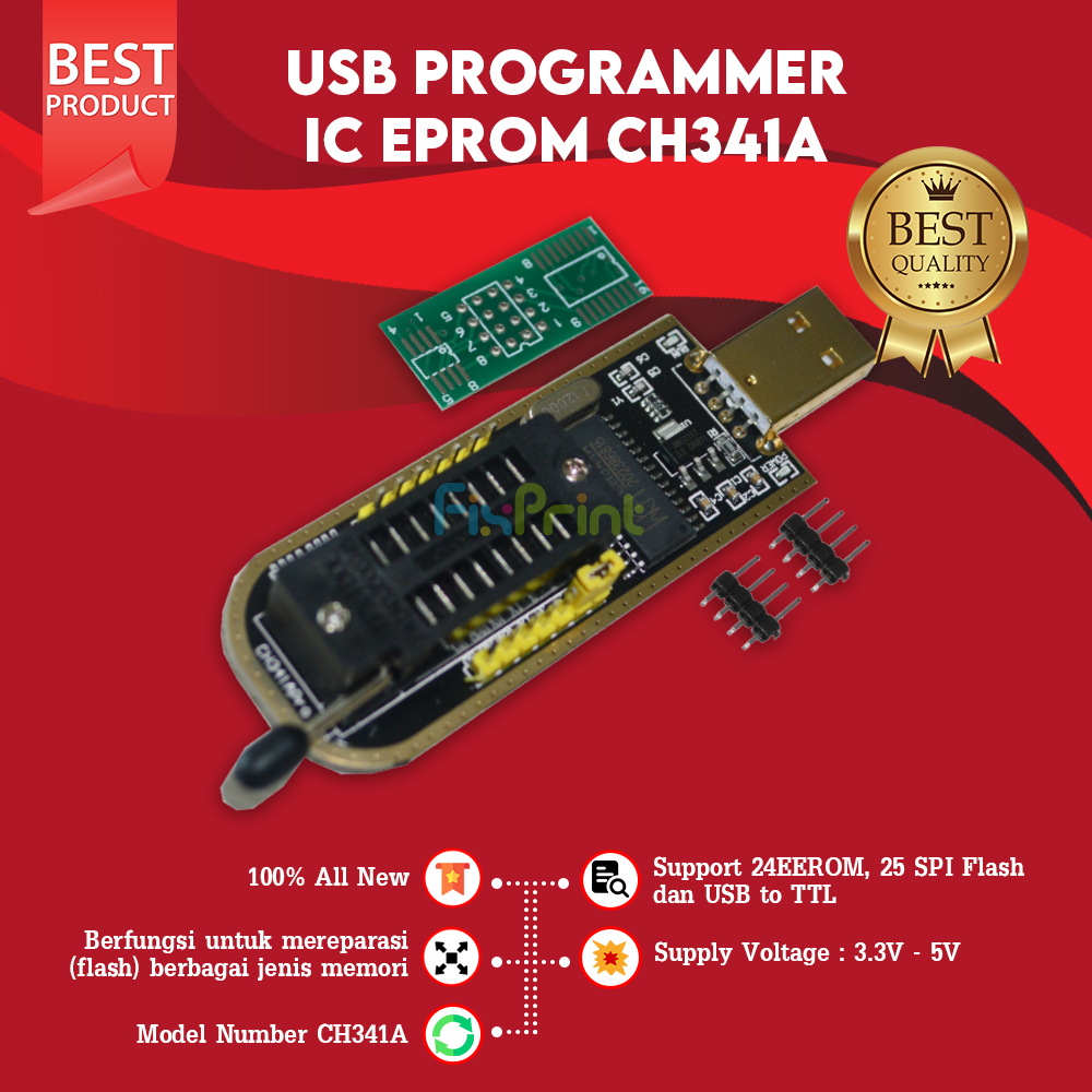 Flash BIOS USB Programmer CH341A