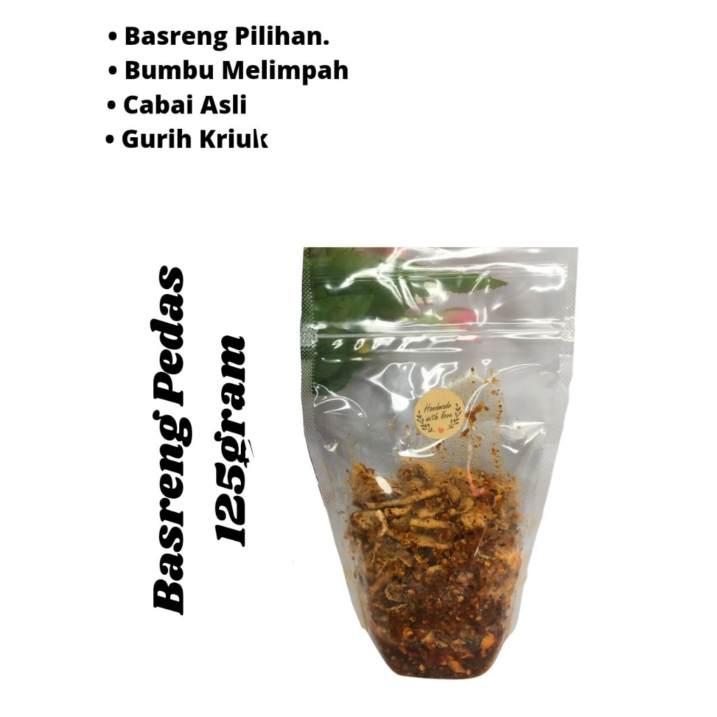 

Basreng Chili Oil Pedas Kemasan 125gram Home Made