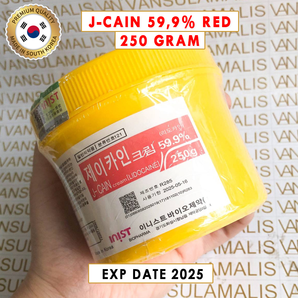NUMBING JCAIN KOREA 59,9% J-CAIN MERAH 250GR ORIGINAL KOREA LEBIH AMPUH