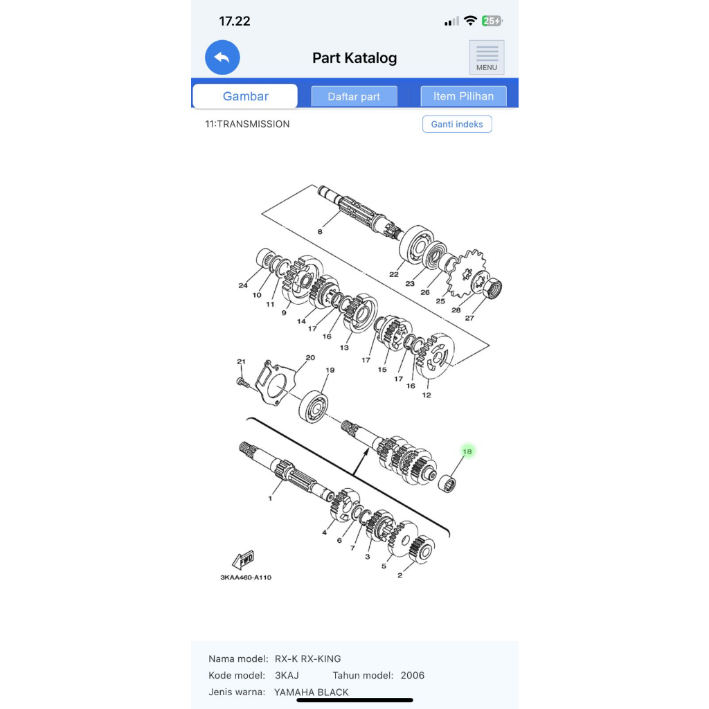 BEARING LAHER RASIO RX-KING NEW,RX-KING OLD,MIO NEW,MIO OLD,MIO SOUL LAMA