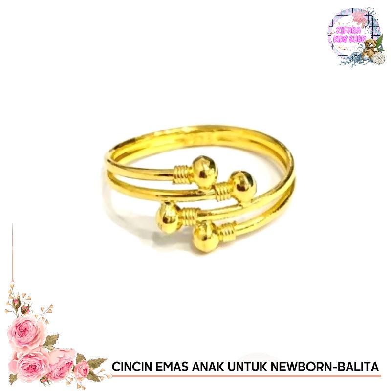 Cincin Emas Anak Untuk Newborn Sampai Balita | Emas Asli Kadar 700