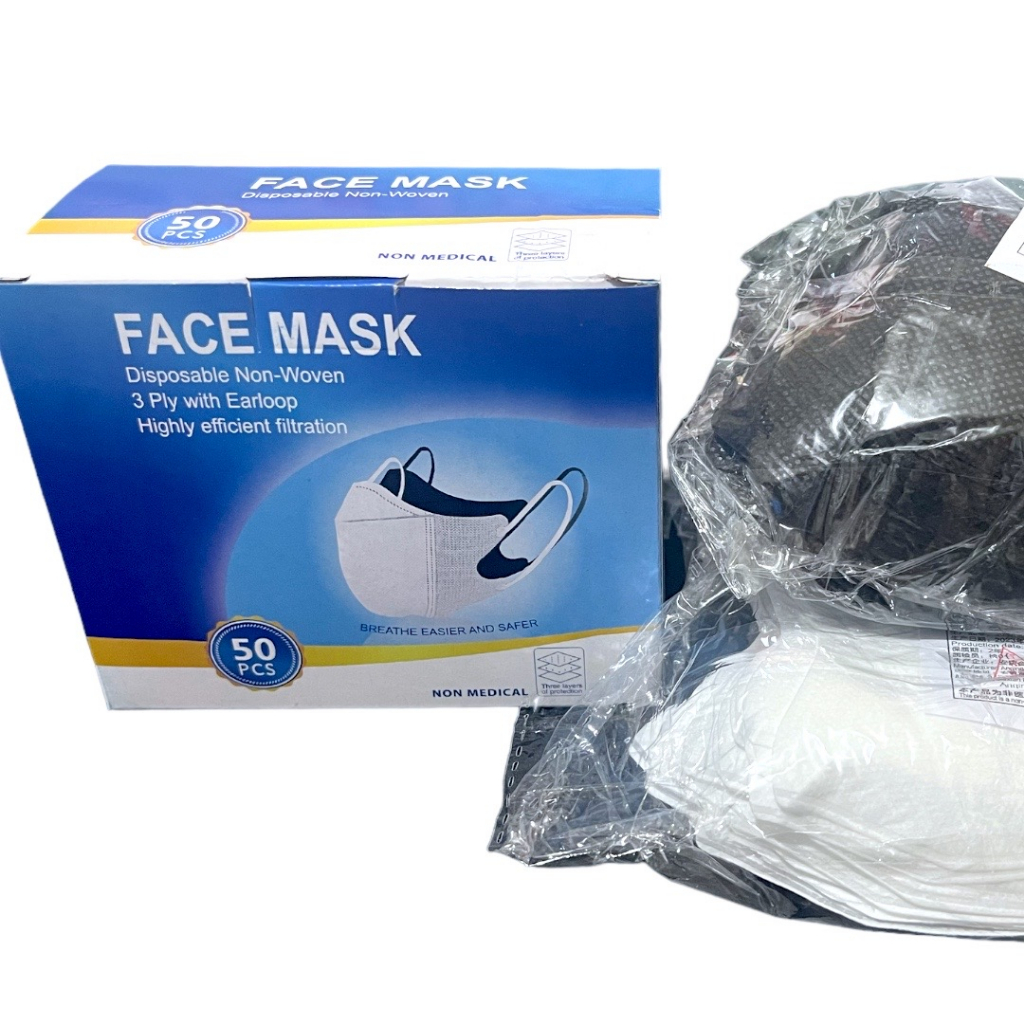 GROSIR 10 BOX MASKER DUCKBILL 3 PLY FACEMASK ISI 500 PCS + BOX