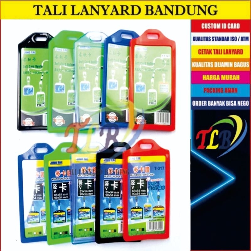 

Frame case id card bening elastis/casing id card bening elastis 1 kartu