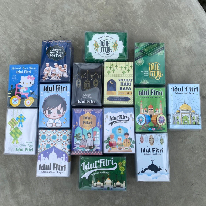 Angpau Amplop isi 50pcs Hari Raya Idul Fitri Lebaran Kartun