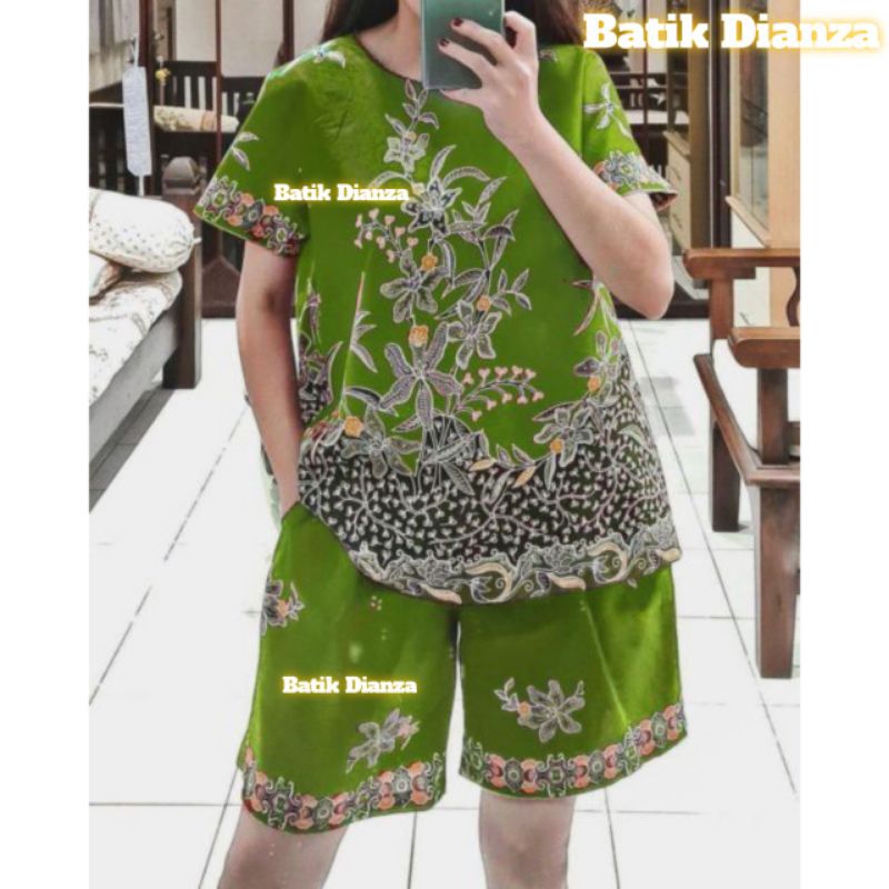 SETELAN BATIK UNGGUL JAYA/SETELAN BATIK CELANA PENDEK