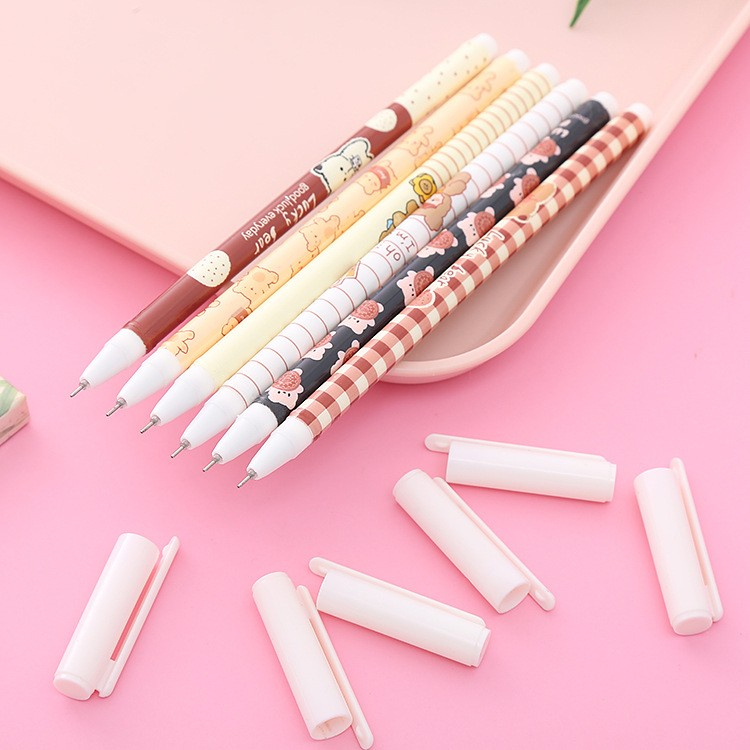 Pulpen Gel Motif Bear karakter Pulpen Korea Pelajar Dan Kantor Pena Lucu beruang Import bolpen bolpoin ballpoin Souvenir alat tulis sekolah